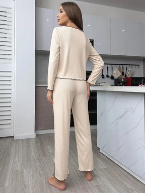 Pijama Luxe Lines Feminino Longo