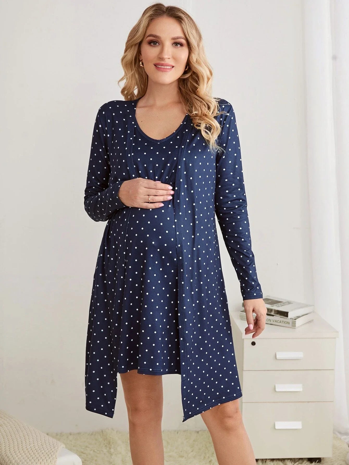 Camisola e Robe Amamentação - Divinnah