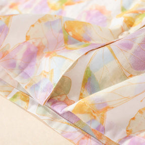 Pijama Borboletas ao Vento em Algodão Feminino Longo