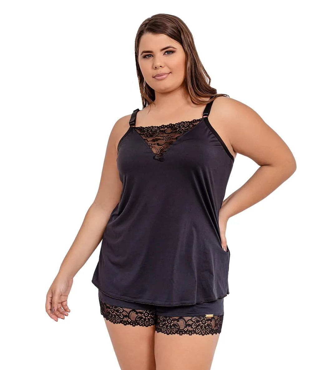 Baby Doll Plus Size - Charm Night