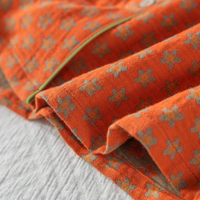 Pijama Sunny Bloom Feminino Longo em Algodão