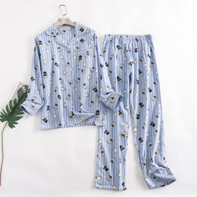 Pijama Coffee Time Americano Feminino Longo