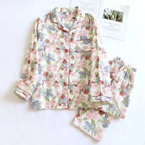 Pijama Garden Bloom Americano Feminino Longo