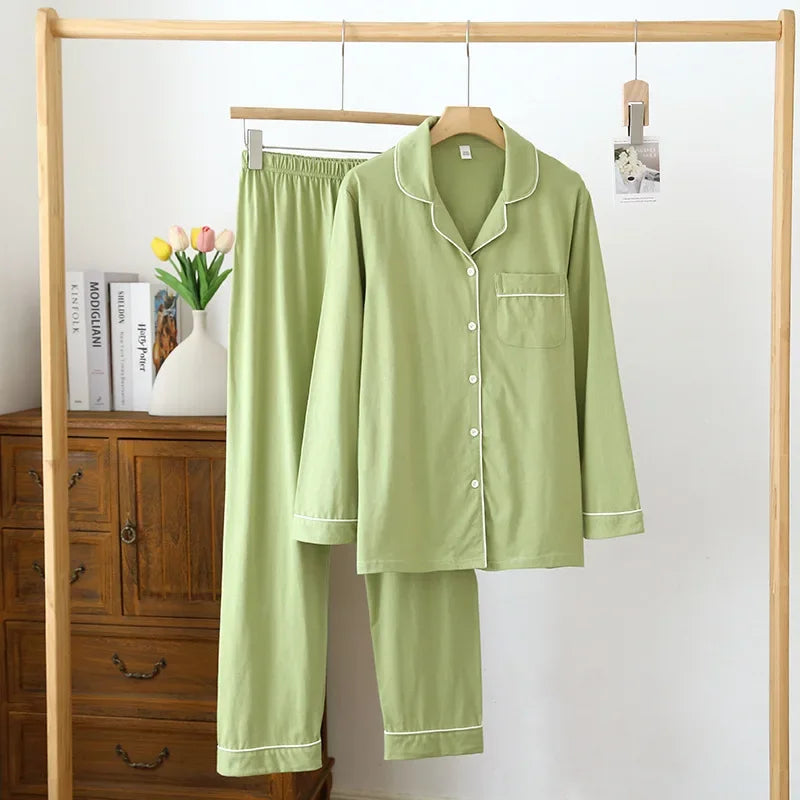 Pijama Calm Days Americano Feminino Longo