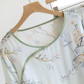 Pijama Sakura Feminino Longo