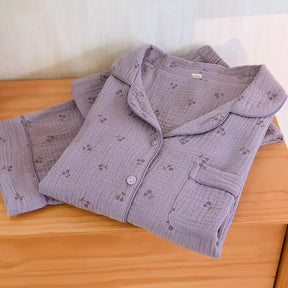 Pijama Doce Cereja Americano Feminino Longo