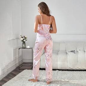 Pijama Yara Longo Feminino em Cetim