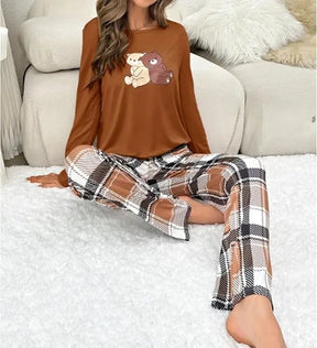 Pijama Cozy Bears Feminino Longo