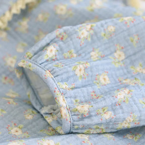 Pijama Flor da Manhã Feminino Longo em Algodão