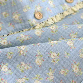 Pijama Flor da Manhã Feminino Longo em Algodão