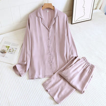 Pijama Nocturna Feminino Longo em Viscose