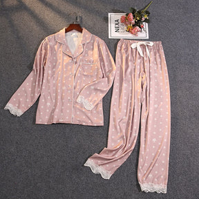 Pijama Celeste Americano Longo Feminino