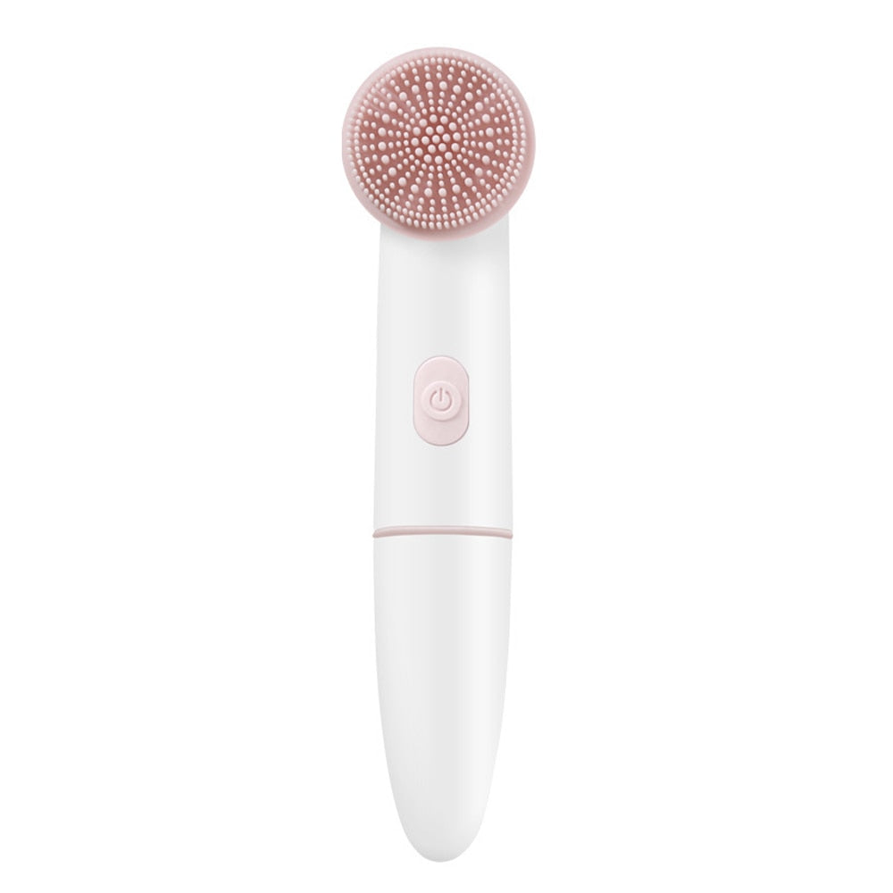 Escova de Limpeza Facial Profunda 2 em 1 - Cleasing Brush - Elétrica