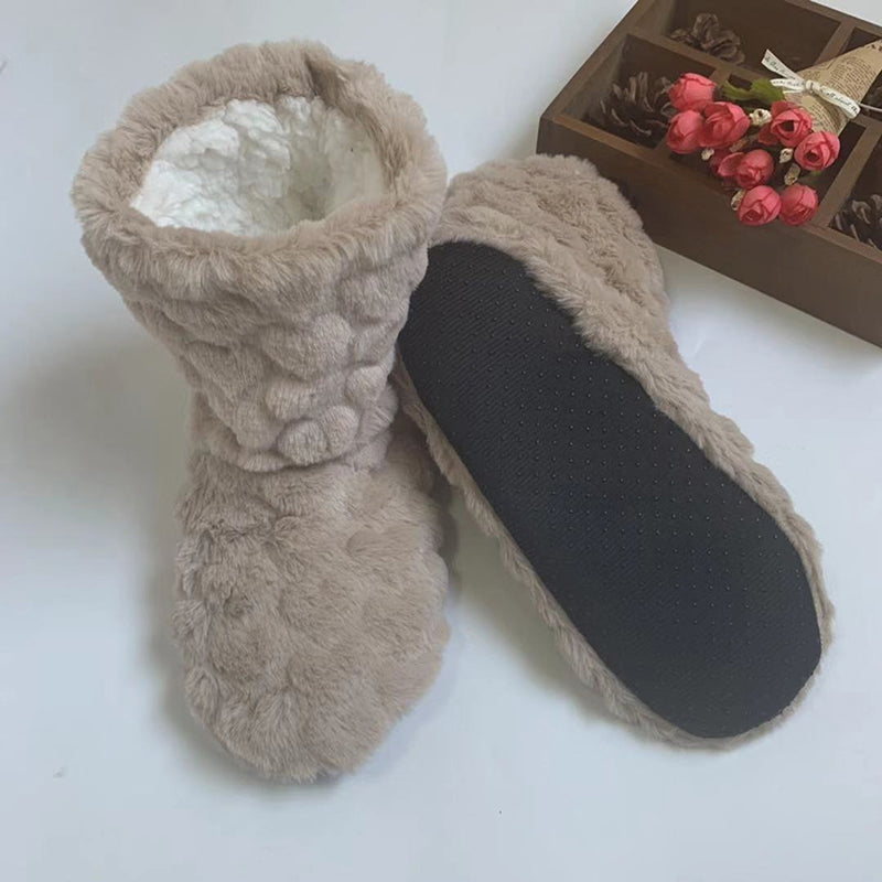 Pantufa Bota Feminina Corações