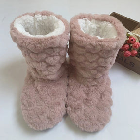 Pantufa Bota Feminina Corações